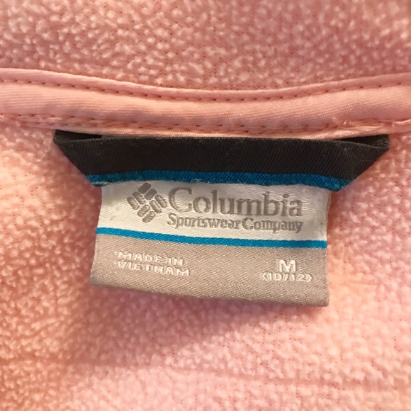 COLUMBIA SPORTSWEAR GIRL'S PINK HOODIE JACKET SIZE M (10-12) - Picture 6 of 7
